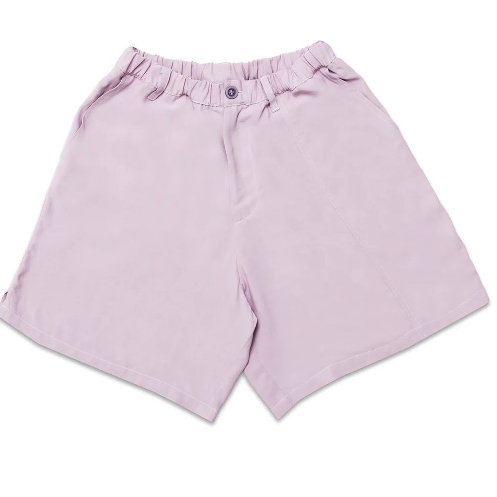 Amor Prohibido LA Lavender Sky High-Waist Elastic Shorts size large